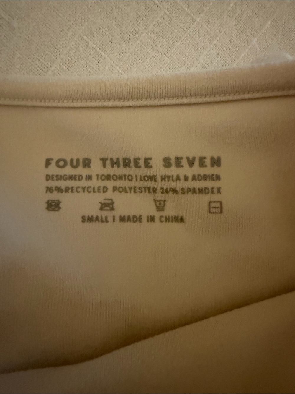 437 Halter Tank Top in Crème - Picture 5 of 5